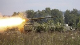 МО РФ опубликовало видео работы противотанкового ракетного комплекса «Штурм-С» по позициям ВСУ