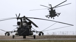 Вертолетчики Росгвардии ликвидировали группу националистов и технику ВСУ