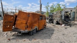 Кадры последствий ожесточенных боев против ВСУ в Рубежном