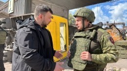 Владимир Соловьев прибыл с визитом в Мариуполь и встретился с главой ДНР