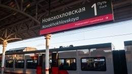Пассажиров МЦК на станции «Новохохловская» в Москве эвакуируют из-за пожара