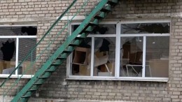 Окна вынесло разом: последствия обстрела ВСУ детсада в Первомайске сняли на видео