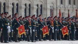 Генеральная репетиция парада Победы на Красной площади началась в Москве