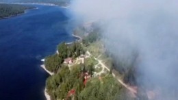Гектары сибирского леса гибнут в ходе природных пожаров