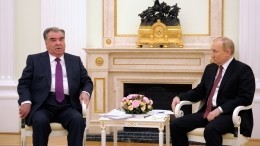 Путин высоко оценил рост товарооборота между Россией и Таджикистаном