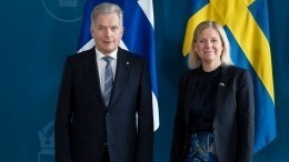 Швеция и Финляндия официально подали заявки в НАТО