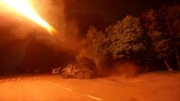 Минобороны опубликовало ночные кадры зачистки артиллерийских позиций ВСУ