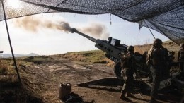 Российские военные показали кадры уничтожения американских гаубиц в Лисичанске