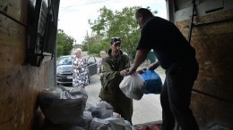 Российские военные передали жителям Херсонщины 217 тонн продуктов