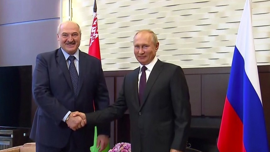 Переговоры Путина и Лукашенко начались в Петербурге