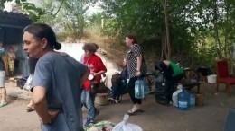 Соорудили печь и качели: новую группу людей вывели из промзоны завода «Азот»