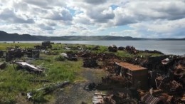 Более 400 тонн металлического мусора собрали на острове Кильдин в Арктике