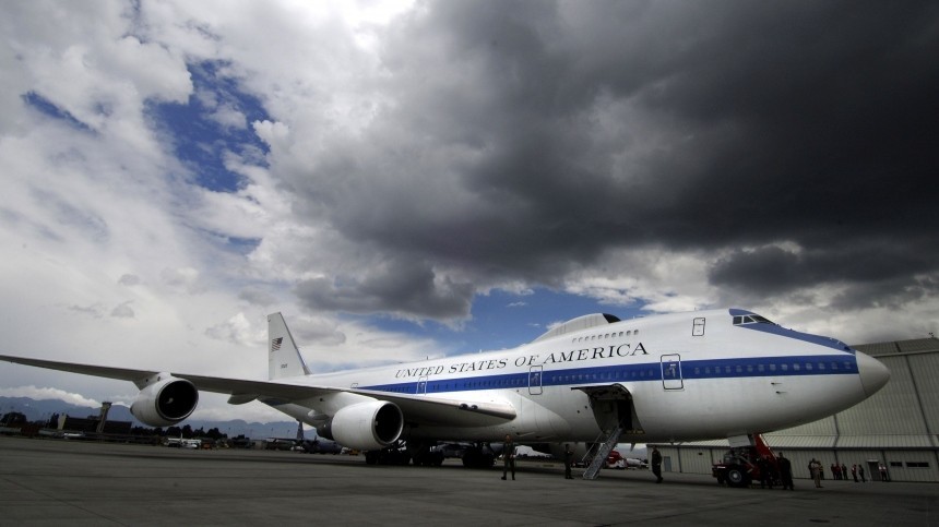 Американский самолет «Судного дня» замечен над Средиземным морем