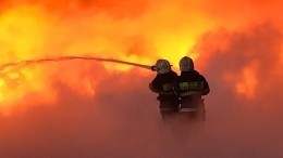 Шесть человек едва не погибли в пожаре на складе в Ленобласти