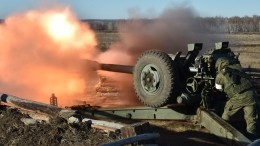Военкор «Известий» показал сверхинтенсивный огонь артиллерии ДНР по националистам