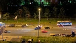 ДТП с семью автомобилями и троллейбусом в Петербурге попало на видео