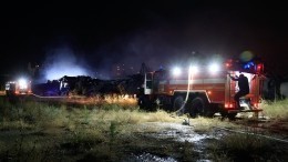 «Словно огненное цунами»: пожар на центральном рынке в Волжском напугал местных жителей
