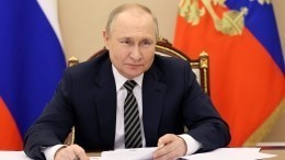 Путин поздравил россиян с Днем города Москвы