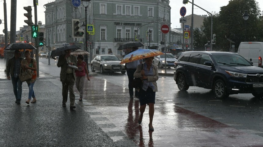 Ливни в Москве будут идти 36 часов