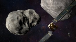 Зонд DART столкнулся с астероидом Диморф