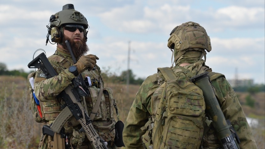 Чеченский батальон занял важный оборонительный рубеж у поселка Спорное в ДНР