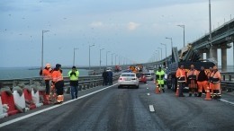 Движение по Крымскому мосту после взрыва восстановлено