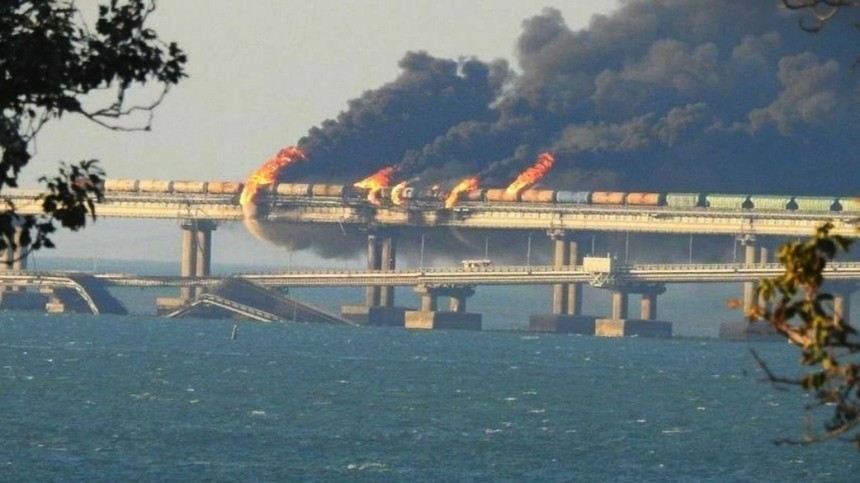 В Пентагоне отказались комментировать взрыв на Крымском мосту