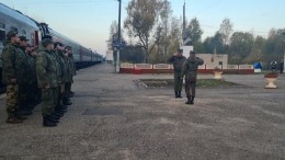 В Белоруссию прибыли первые эшелоны российских военных