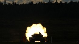 Опубликовано видео с обучением мобилизованных ночной стрельбе из танков