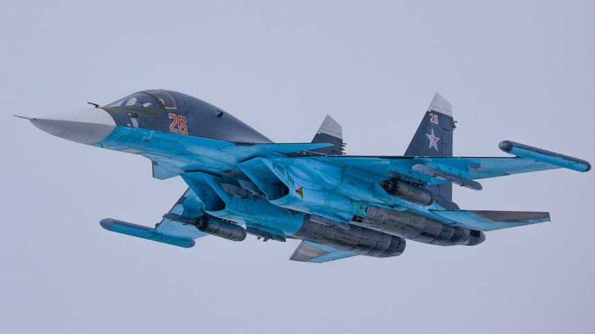Экипажи бомбардировщиков Су-34 отомстили ВСУ за огонь по российским вертолетам