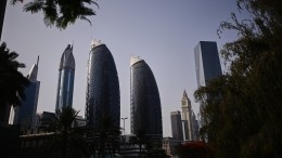 В Дубае загорелось жилое высотное здание