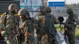 Мобилизованные усилили оборону береговой линии Днепра в районе Энергодара