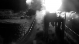 Появилось новое видео момента подрыва Антоновского моста