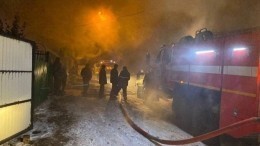 Опубликовано видео с места пожара с семью погибшими в Башкирии