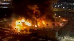 Опубликовано видео мощного взрыва в торговом комплексе «Мега Химки»