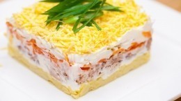 «Мимоза» и «Хризантема»: новый взгляд на новогодний салат — пошаговый рецепт