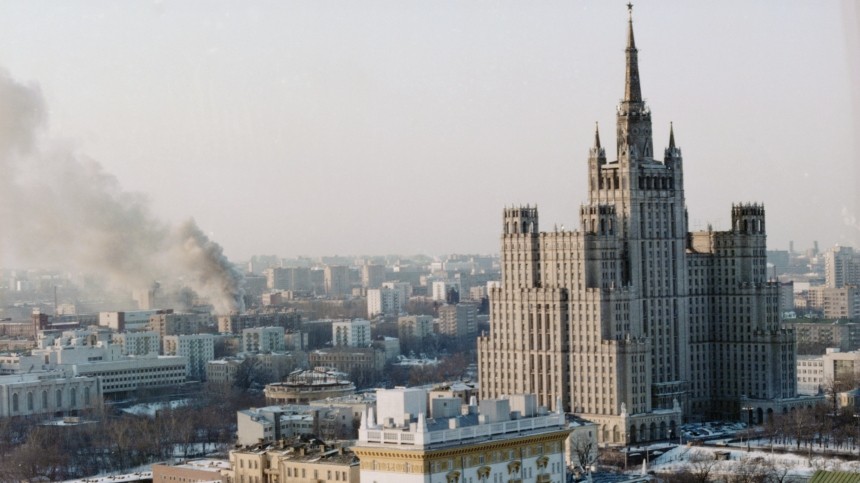 Ресторан загорелся в центре Москвы