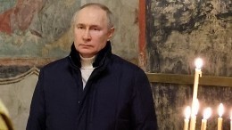 Путин поздравил россиян с Рождеством