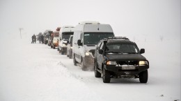 На регионы России обрушились мощные снегопады