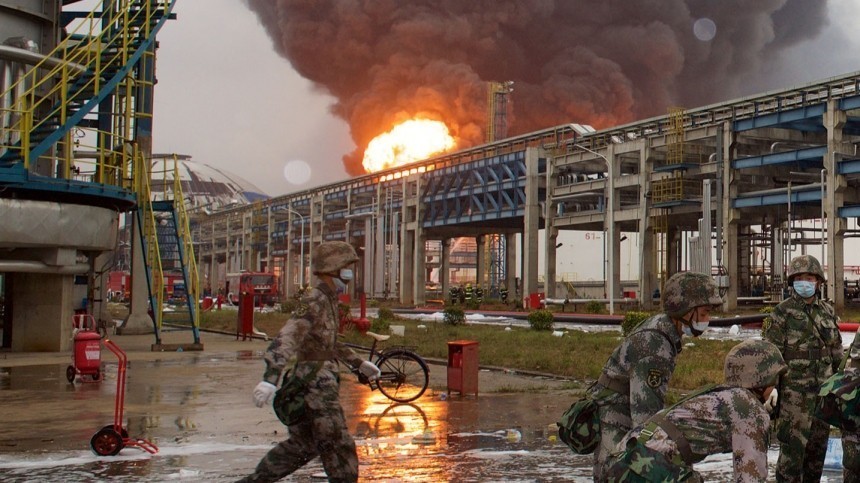 Взрыв прогремел на химическом предприятии в КНР