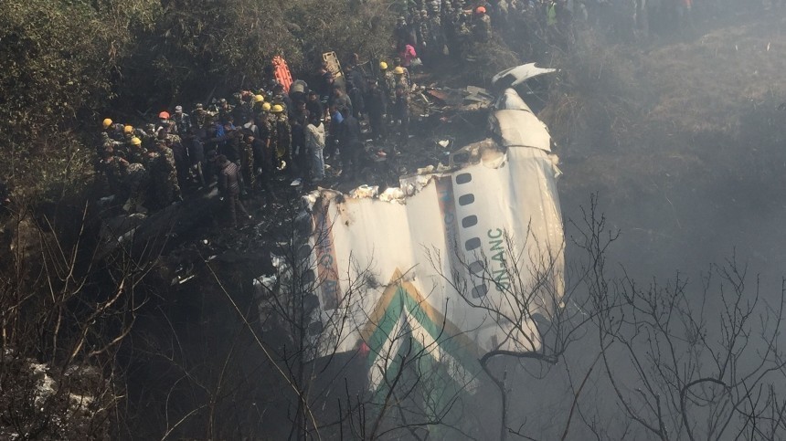 Yeti Airlines: все 72 человека на борту упавшего в Непале самолета погибли