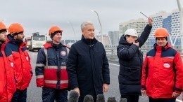 Собянин открыл участок Московского скоростного диаметра за пределами МКАД