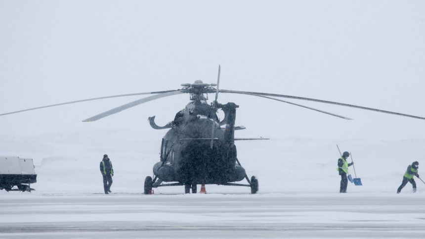В аэропорту «Внуково» совершил жесткую посадку вертолет Ми-8
