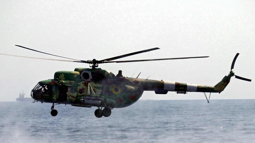 В Запорожской области российская система ПВО сбила украинский вертолет Ми-8