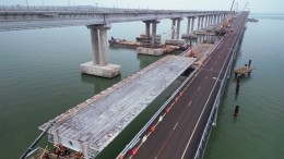 Восстановление Крымского моста почти завершено