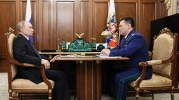 Путин выслушал доклад генпрокурора Краснова