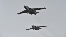 Штурмовики Су-25 атаковали замаскированный укрепрайон ВСУ