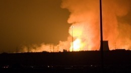 Газопровод загорелся в Макеевке после атаки ВСУ