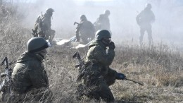 Артиллерийская дуэль: кадры работы мотострелковой бригады в районе Новой Каховки