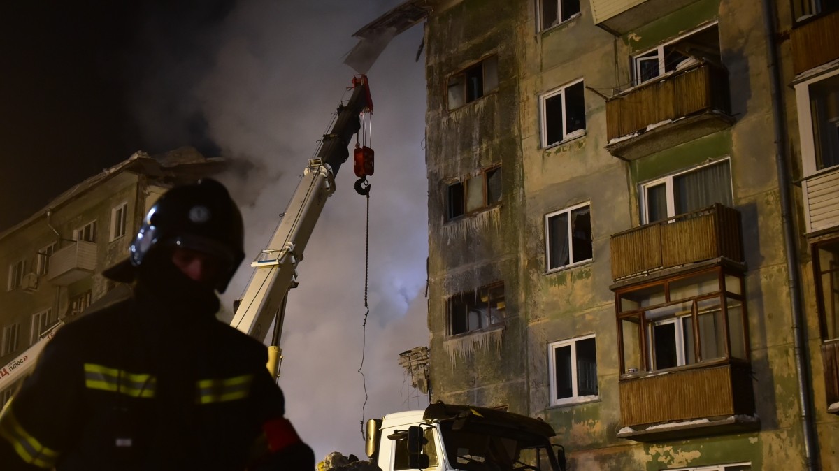 Взрыв газа прогремел в пятиэтажном доме в Ульяновске